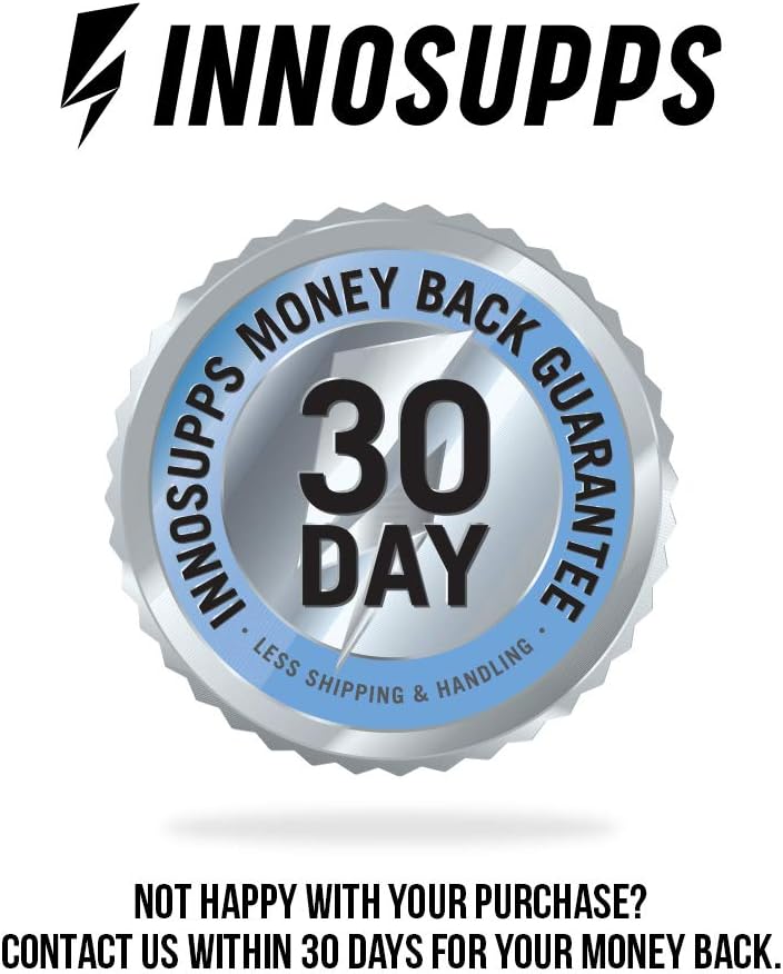 InnoSupps Volcarn 2000 - Energy-Boosting L-CARNITINE Liquid with ATP Enhancer, GBEEC | Enhances Focus, Caffeine-Free, No Artificial Sweeteners | 32 Servings (Rainbow Sherbet)