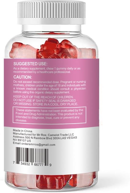 Inositol Gummies with Folate & Vitamin D - 60 Gummies, Myo & D-Chiro Inositol Blend, 40:1 Ratio