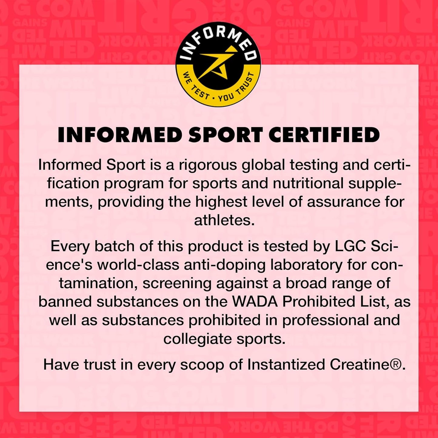 Instantized Creatine Monohydrate Powder for Muscle Endurance - Pre Workout Supplement, High Energy, Cognitive Function - 100% Soluble, Non-Bloating - Sour Raspberry Flavor (30 Servings)