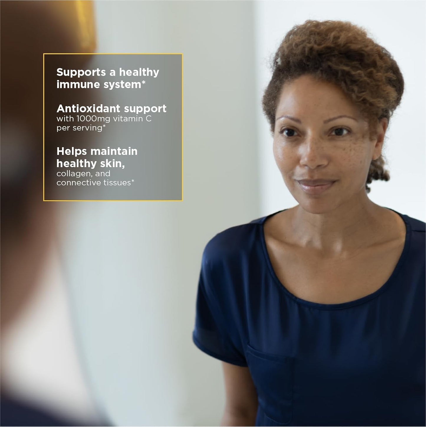 Integrative Therapeutics Buffered Vitamin C Capsules 1,000 mg - Immune & Antioxidant Support - Gentle Gluten-Free Formula - 60 Vegan Capsules