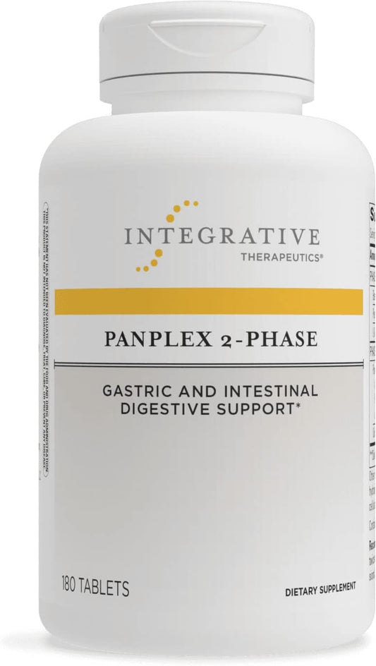 Integrative Therapeutics Panplex 2-Phase - Digestive Enzyme Supplement for Stomach and Intestinal Health - 180 Tablets