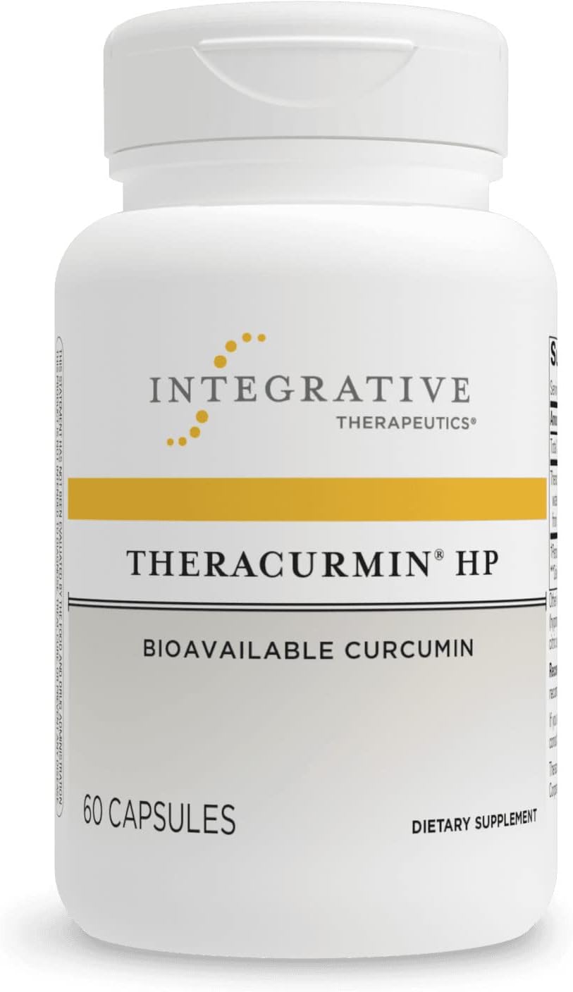 Integrative Therapeutics Theracurmin HP - High Absorption Turmeric & Curcumin Supplement - Vegan - 60 Capsules