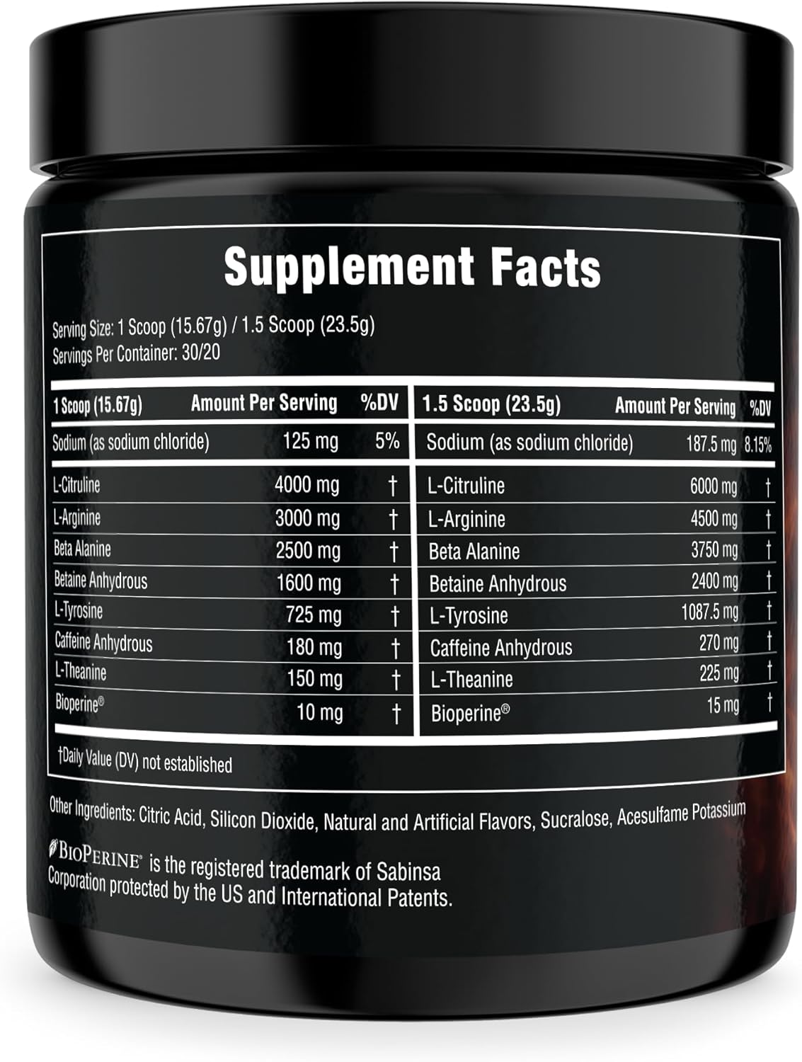 Intense Energy & Focus Pre-Workout Powder with L-Citrulline & Beta-Alanine - Alpha Wolf Uncaged - Cherry Lime Flavor - 30 Servings
