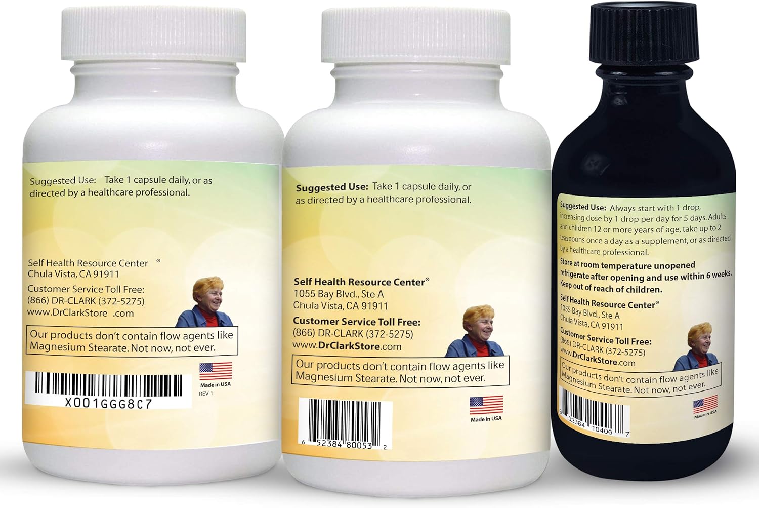 Intestine Support & Cleanse Kit with Original Green Tincture - Maintain Optimal Intestinal Function - Vegetarian Capsules