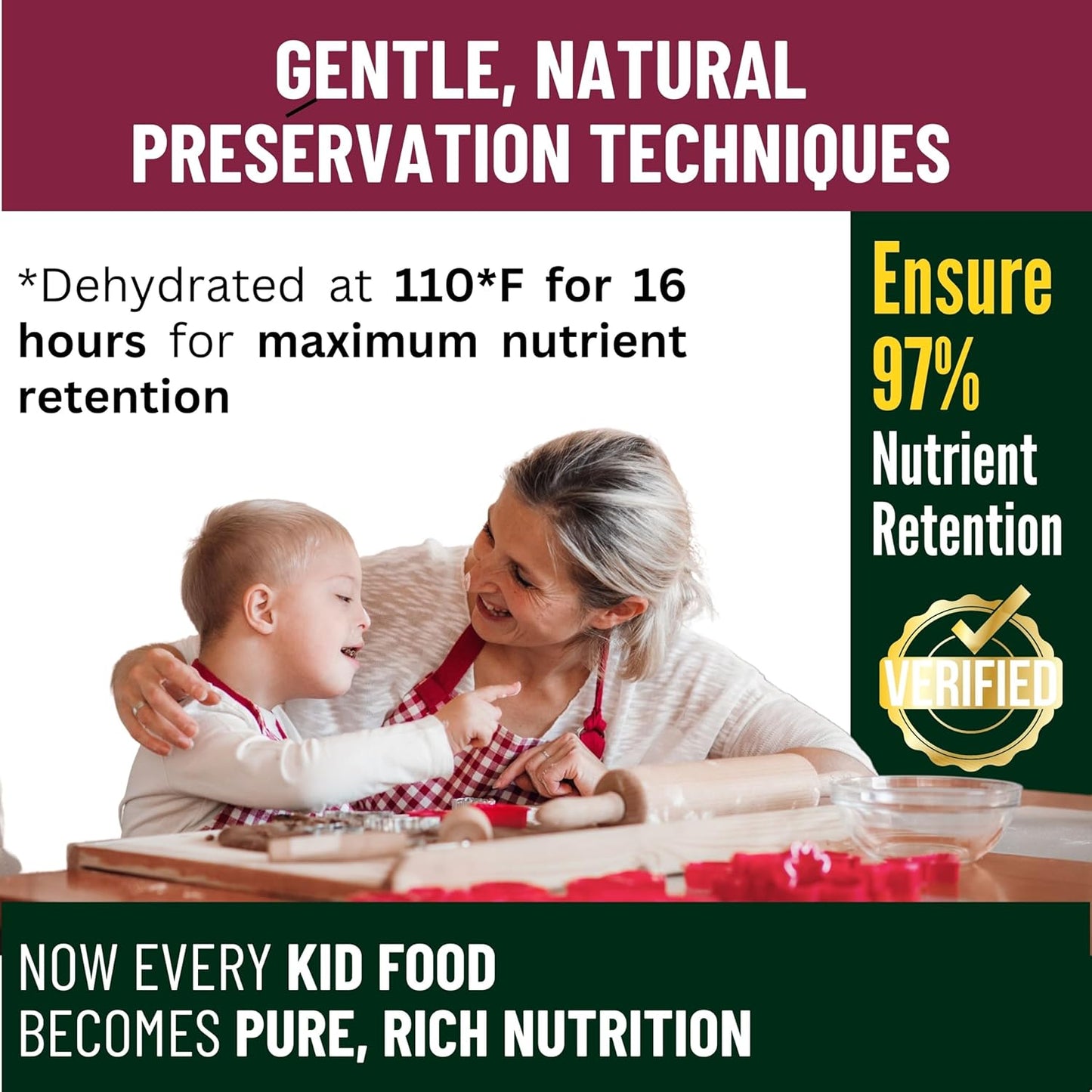Invisible Nutrition Powder for Extreme Picky Eaters - Organic Superfood Boost for ARFID & ASD - 40x Nutrient-Rich with Sulforaphane - 72 Servings