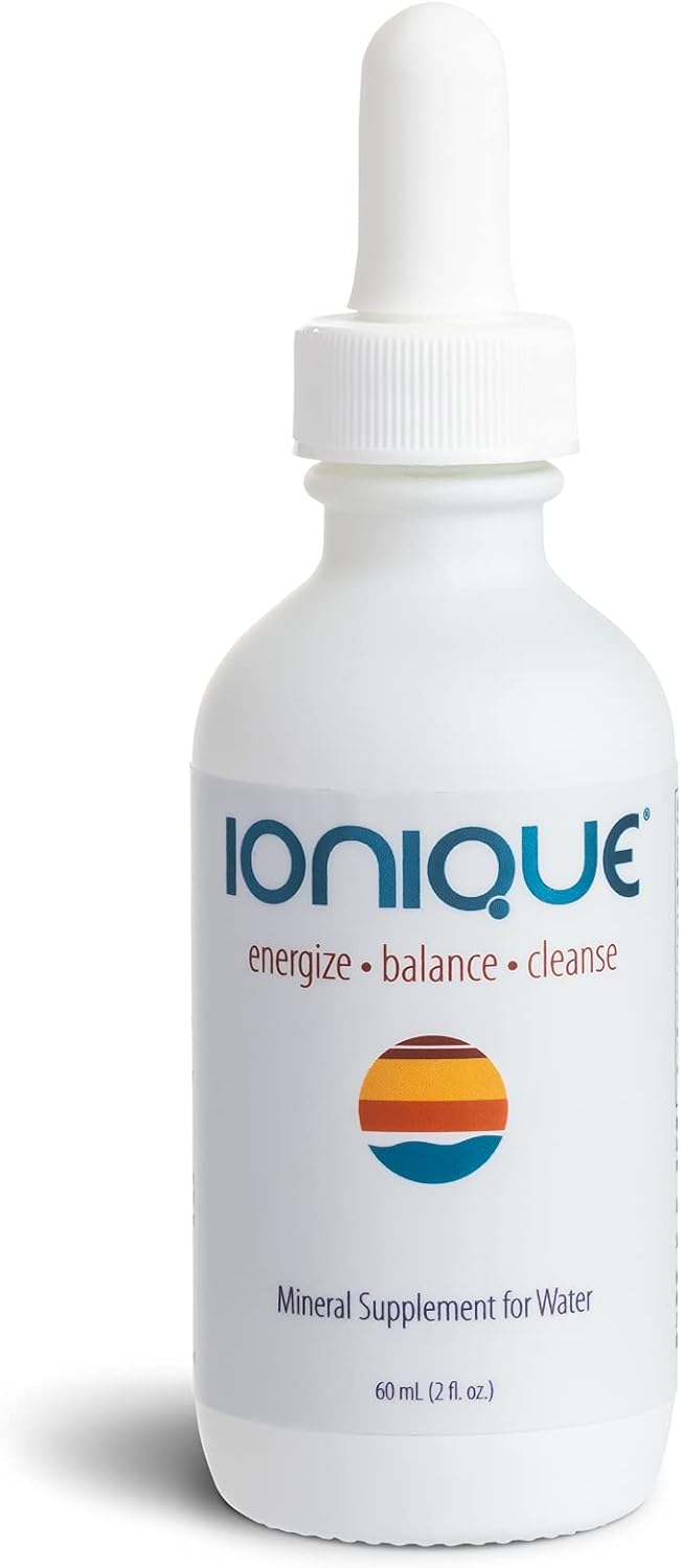 Ionique Mineral Supplement: Magnesium & Trace Minerals for Hydration Support, Migraine Relief, Constipation, Brain Fog, Muscle Cramps, Sleep - 2 oz Liquid Drops