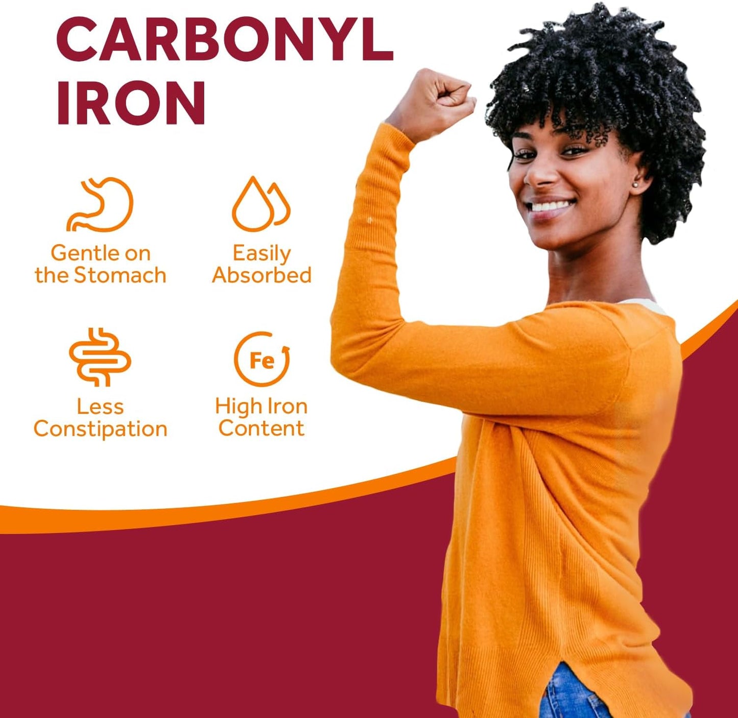 Iron 65 mg & Glucosamine Chondroitin MSM Bundle for Healthy Iron Levels & Joint Comfort - 60 Iron Tablets & 90 Joint Support Tablets