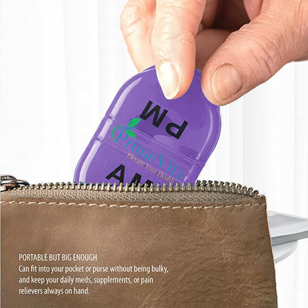 Iron 65 mg Tablets with Ferrous Sulfate for Red Blood Cell Support - 365 Day Supply with Travel Case