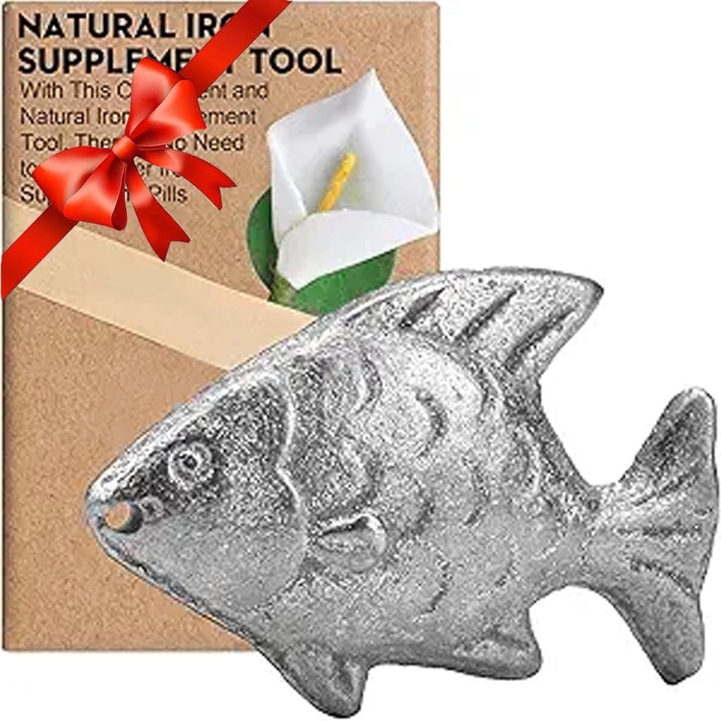 Iron Fish Cooking Tool for Iron Deficiency, Vegetarians, Pregnant Women, Children - Mother's Day Gift