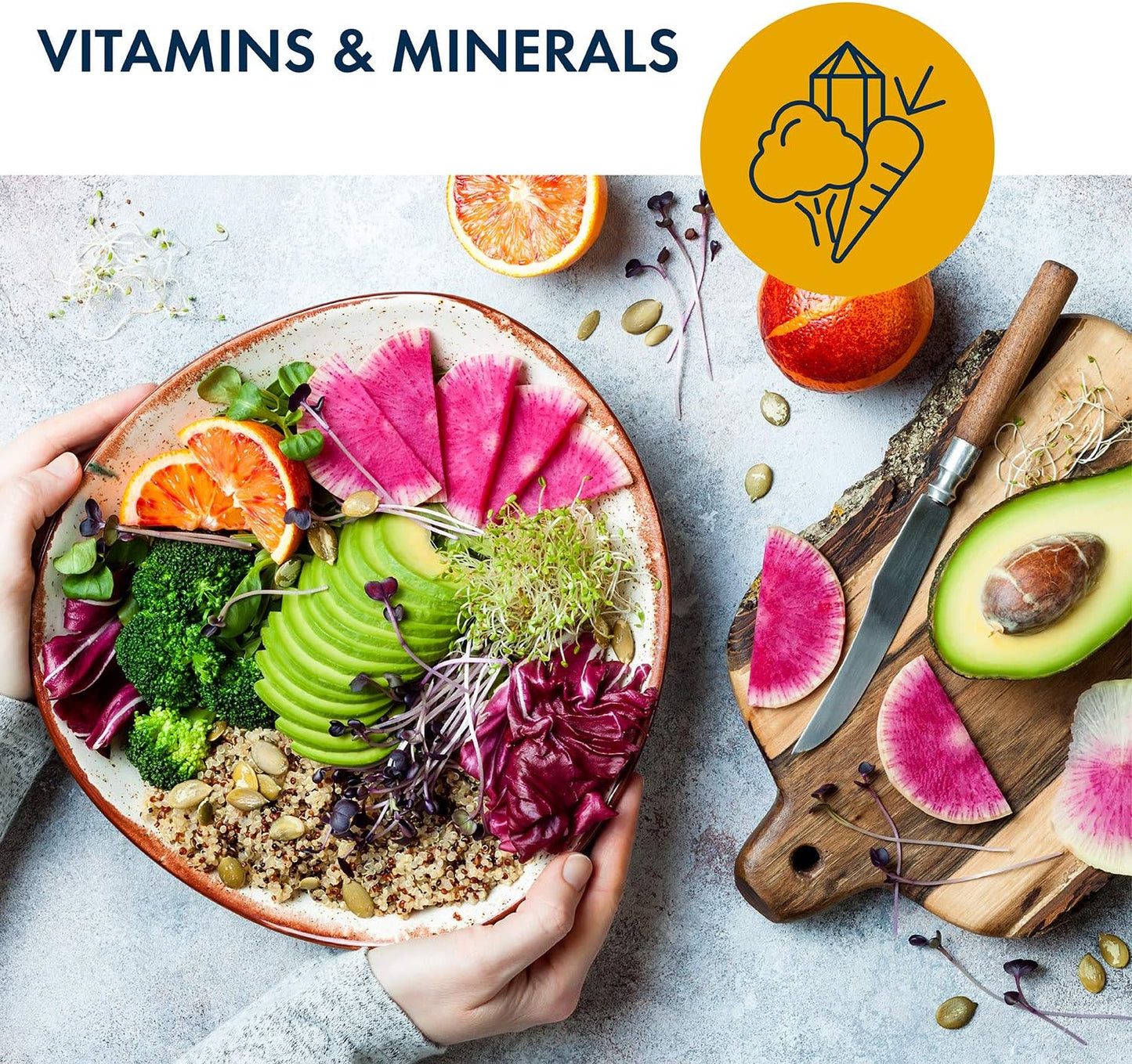 Iron-Free Metabolic Maintenance Vitamin Mineral Base Powder - Essential B Vitamins + Chelated Minerals (312g)