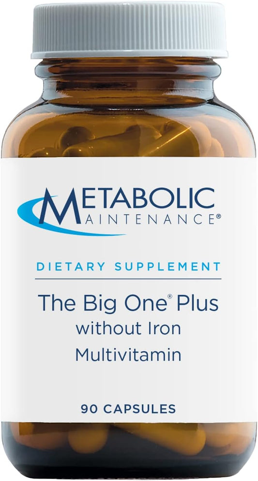 Iron-Free Multivitamin with 2000 IU Vitamin D, Active Folate - Metabolic Maintenance The Big One Plus (90 Capsules)