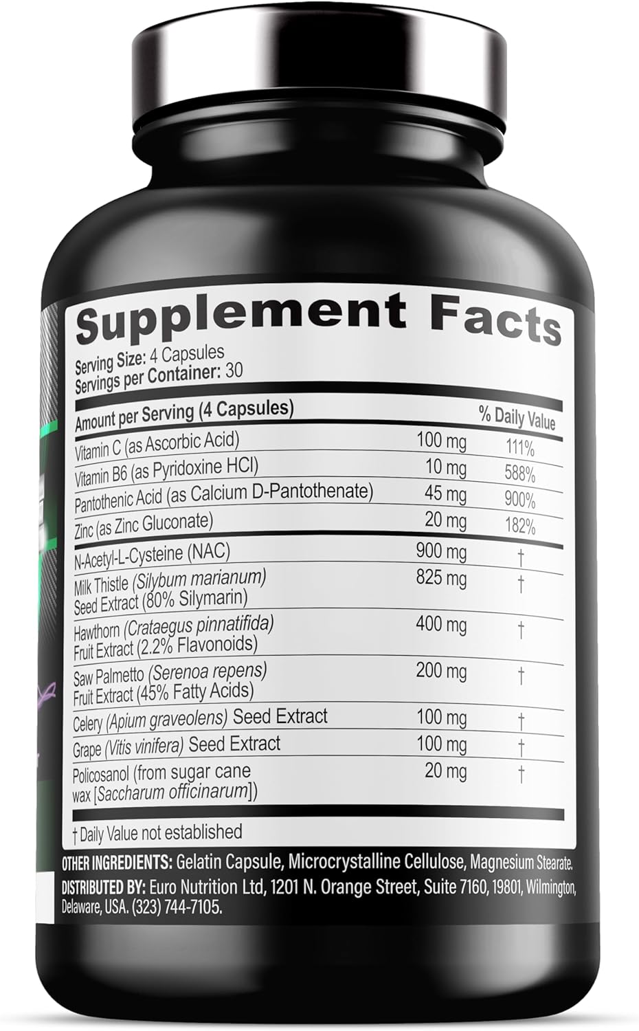 Iron Labs Nutrition Cycle Support Plus NAC - Kidney & Liver Supplement - On Cycle Support for Men - N Acetyl L Cysteine & Milk Thistle - 120 Capsules