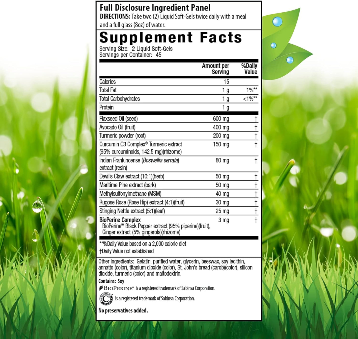 Irwin Naturals Boswellia Curcumin with BioPerine Soft-Gels - Supports Whole-Body Health - 90 Count