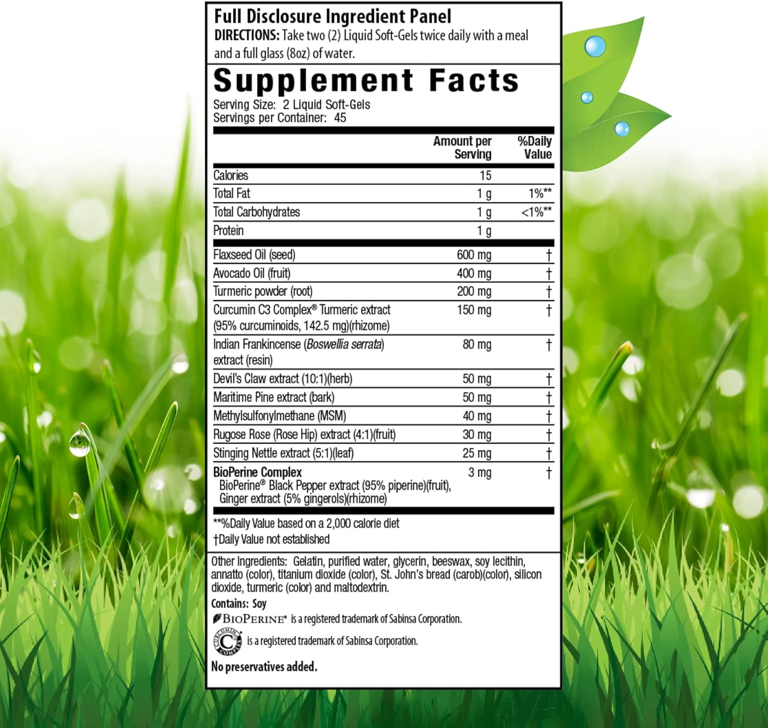 Irwin Naturals Boswellia Curcumin with BioPerine Soft-Gels - Supports Whole-Body Health - 90 Count