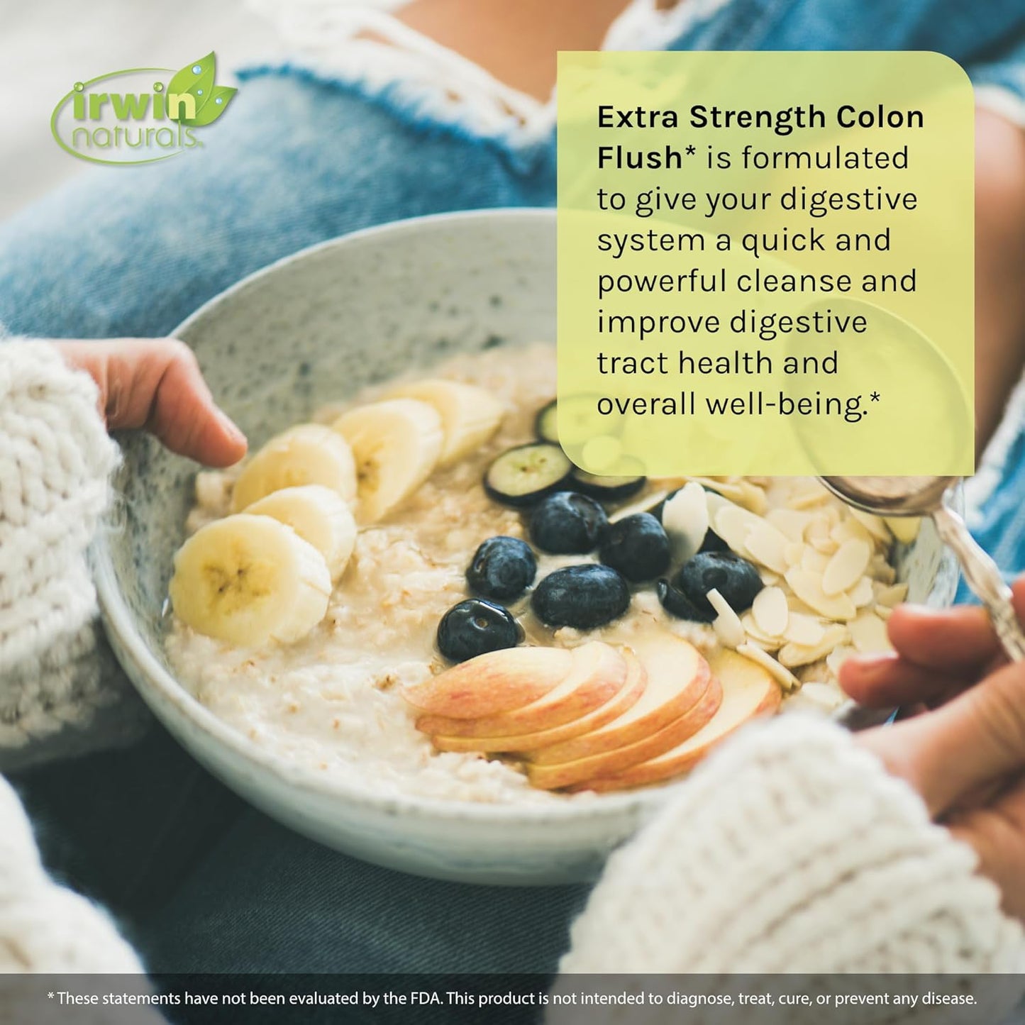 Irwin Naturals Colon Flush Supplement with Psyllium, Acai, Triphala - 60 Liquid Softgels for Digestive & Constipation Support