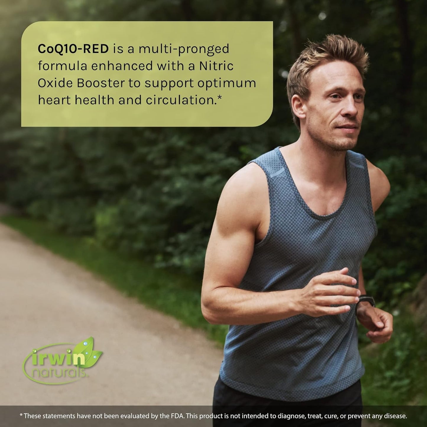 Irwin Naturals CoQ10-RED Liquid Soft-Gels - Pack of 2, 60 Servings - Advanced Heart Health Support with Nitric Oxide Booster - Supports Blood Flow