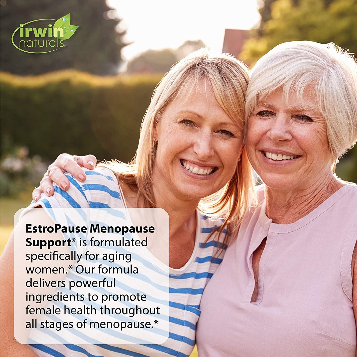 Irwin Naturals EstroPause Menopause & Women's Health Support Supplement - Herbal & Mineral Blend - 80 Liquid Softgels