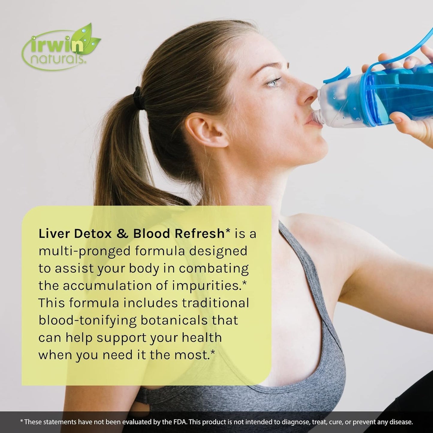 Irwin Naturals Liver Detox & Blood Refresh Softgels - Herbal Cleanse Supplement with Milk Thistle & Dandelion - Antioxidant Support - 60 Count