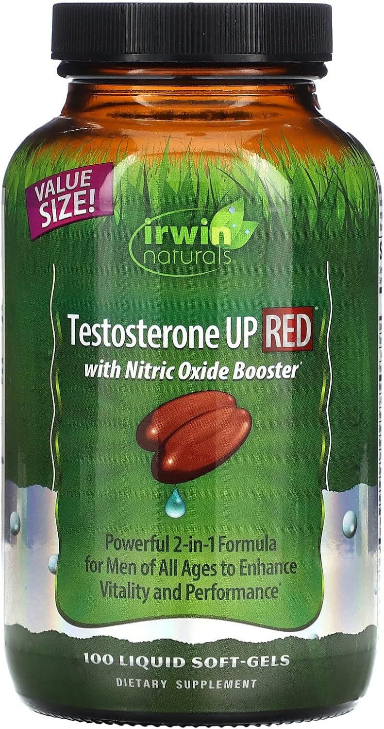 Irwin Naturals Testosterone Boosting Supplement 100 Softgels