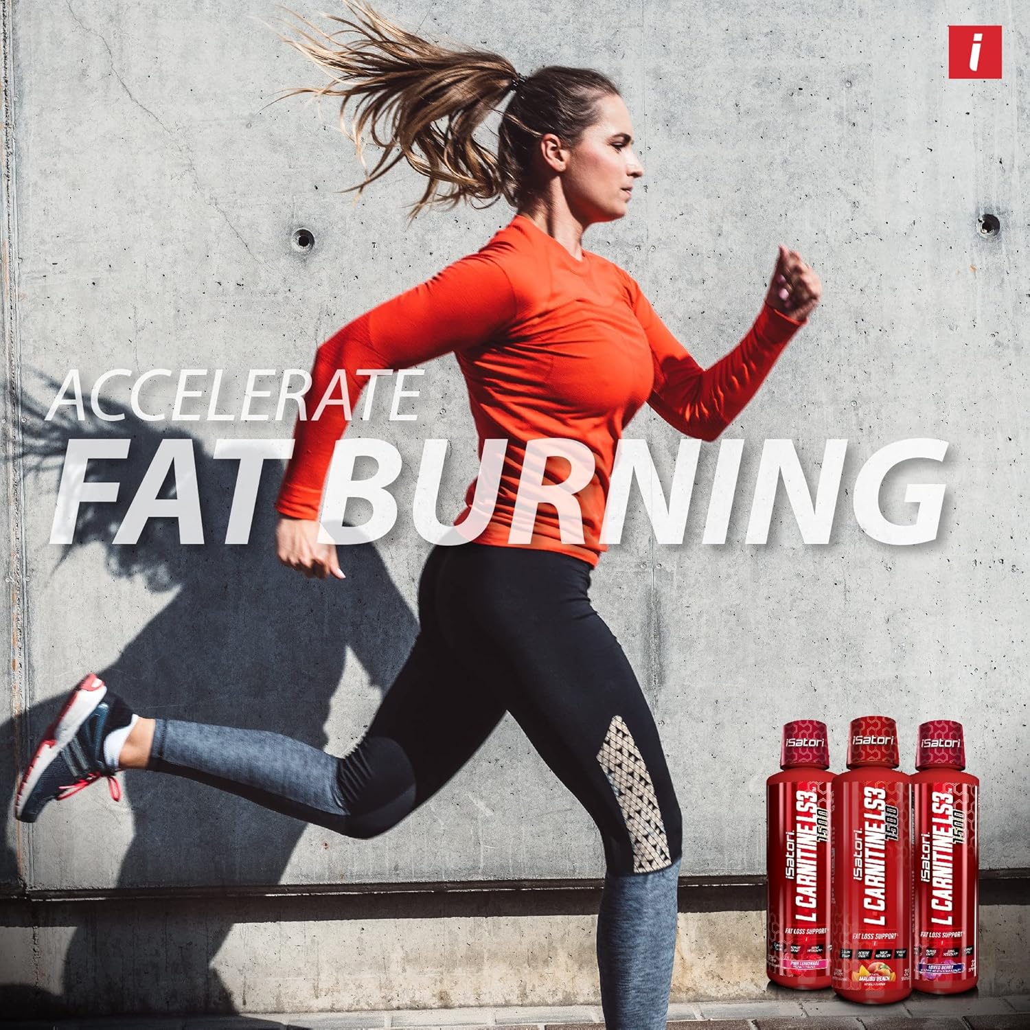 iSatori Malibu Beach L-Carnitine LS3 1500mg & Ultra CLA Combo - 32 Servings & 90 Softgels