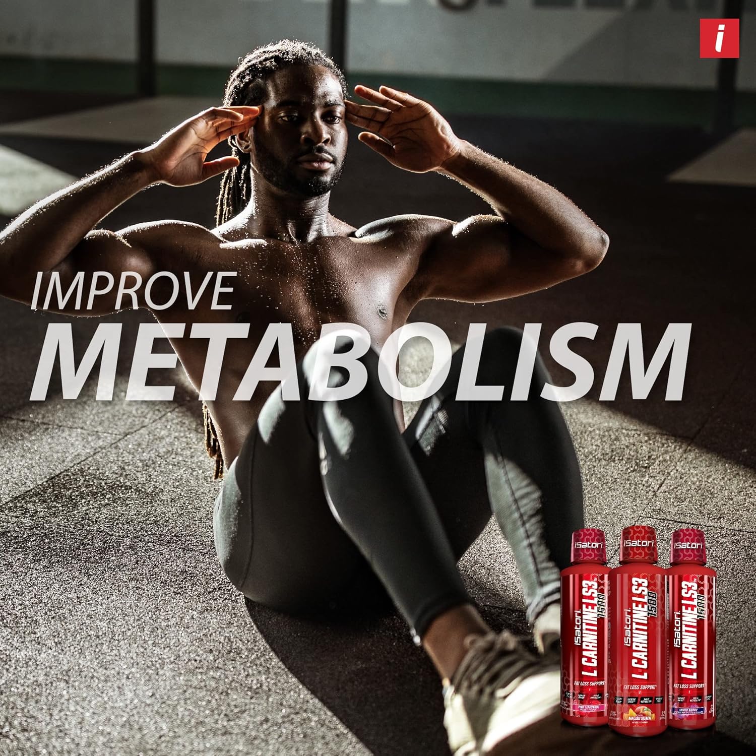 iSatori Malibu Beach L-Carnitine LS3 1500mg & Ultra CLA Combo - 32 Servings & 90 Softgels