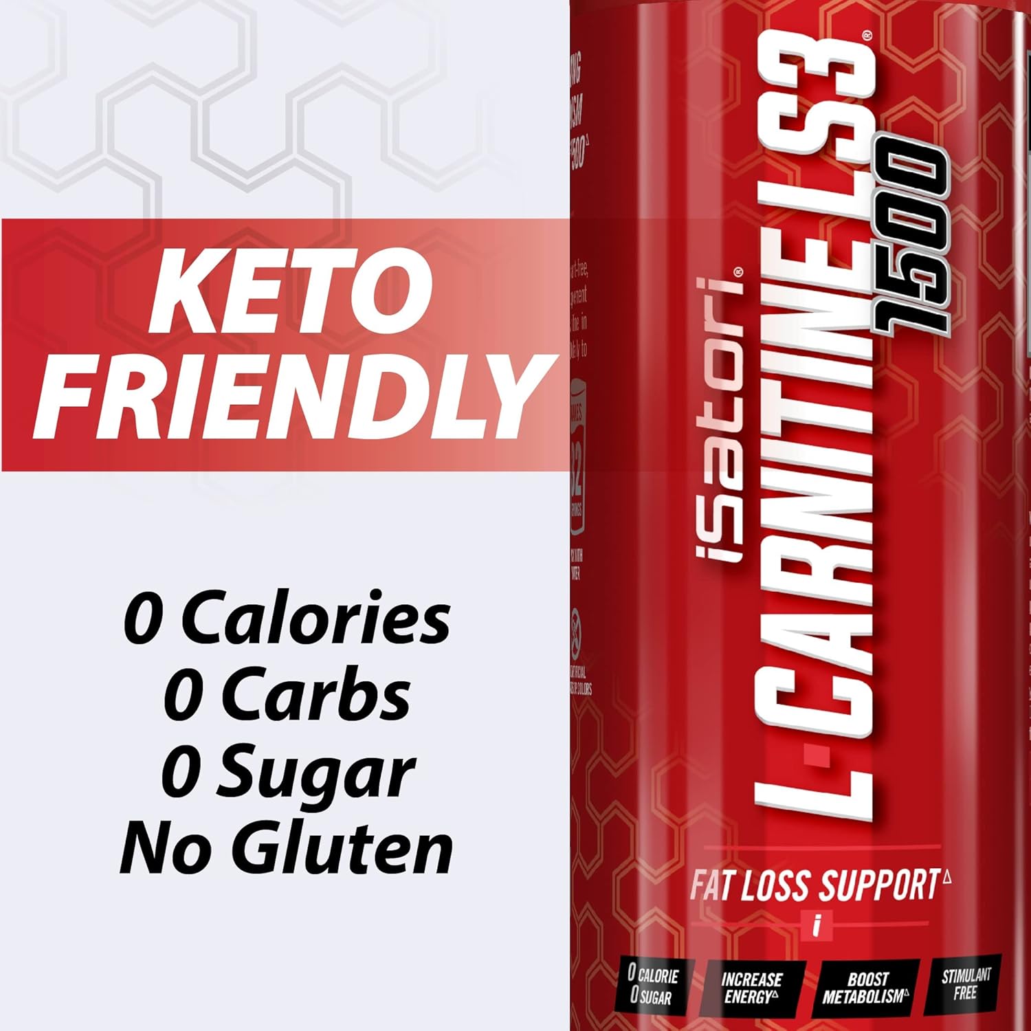 iSatori Malibu Beach L-Carnitine LS3 1500mg & Ultra CLA Combo - 32 Servings & 90 Softgels