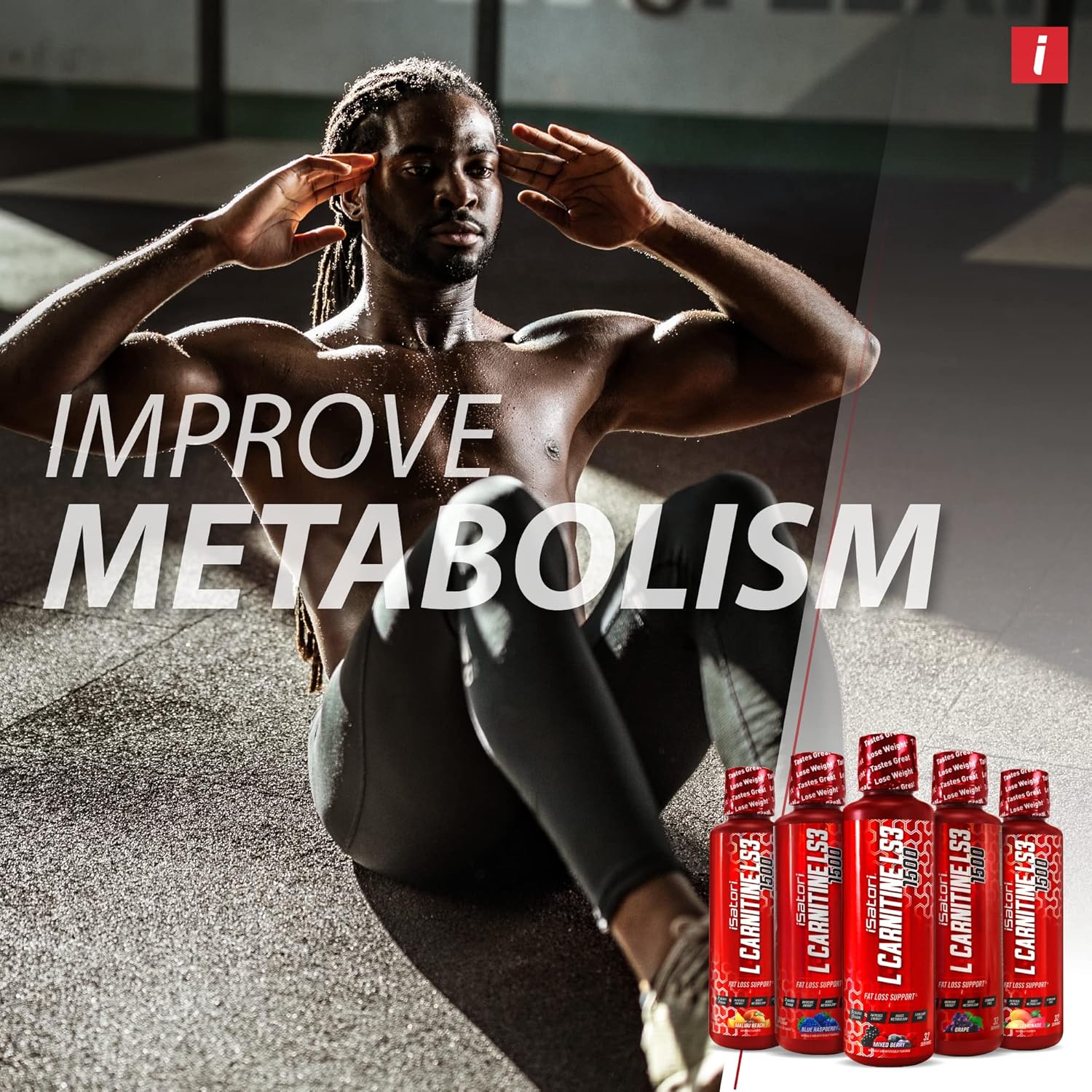 iSatori Ultra CLA Softgels with Liquid L-Carnitine LS3 Grape, Acetyl, Omega 3 6 9 Safflower Oil - 32 Servings