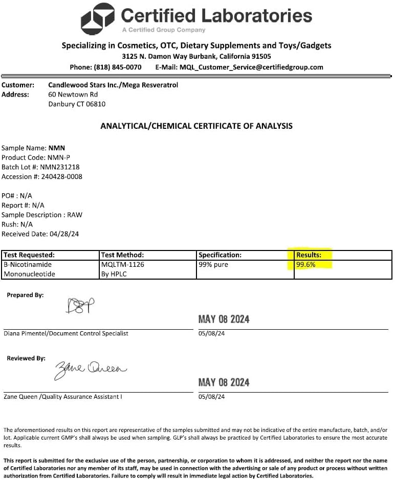 Isolate Trans-Resveratrol Capsules - 500mg, 120 Count, Pharmaceutical Grade, 99% Pure, Micronized, Purity Certified, No Fillers