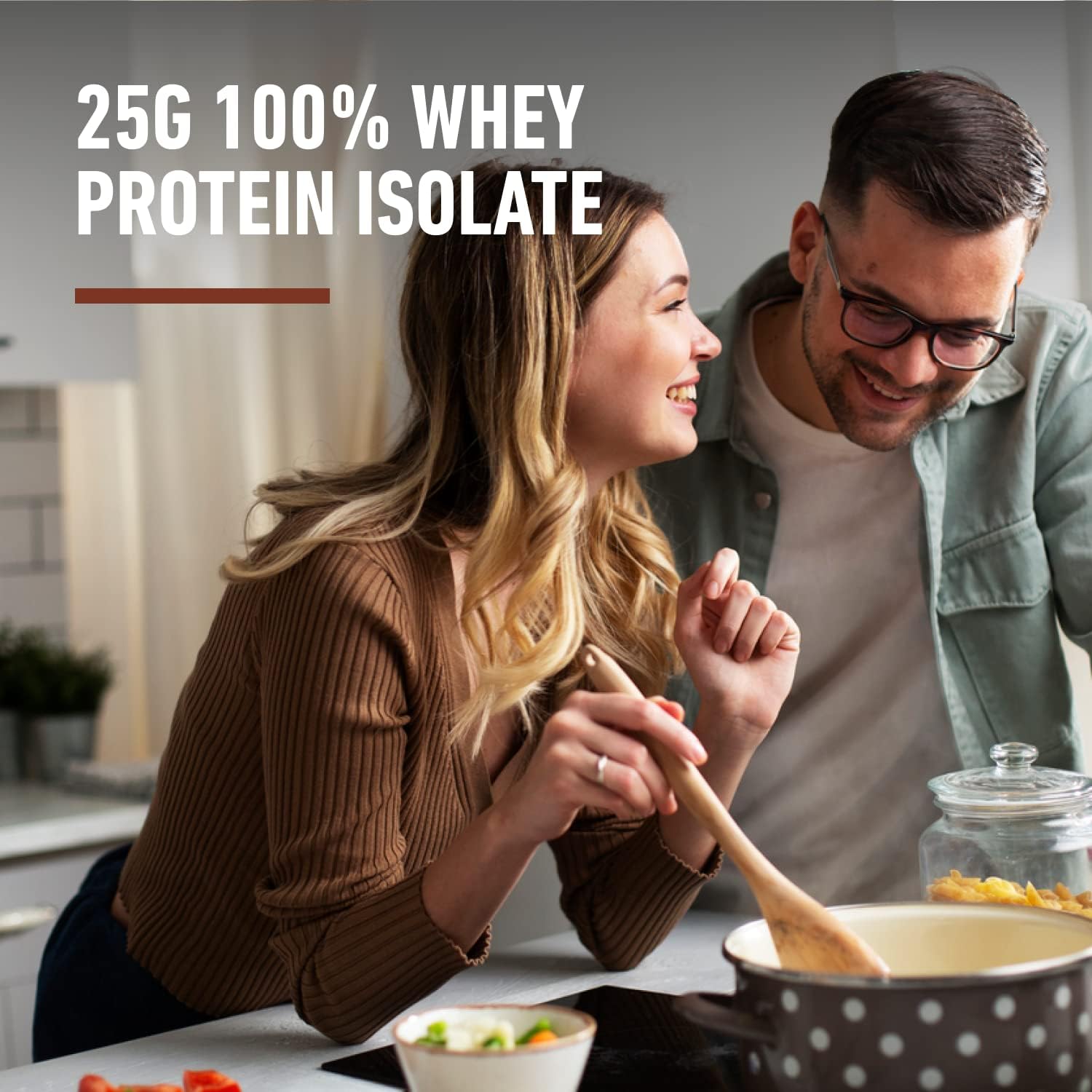 Isopure Low Carb Dutch Chocolate Whey Isolate Protein Powder - 25g Protein, 3 lbs, Lactose & Gluten Free, With Vitamins - 41 Servings