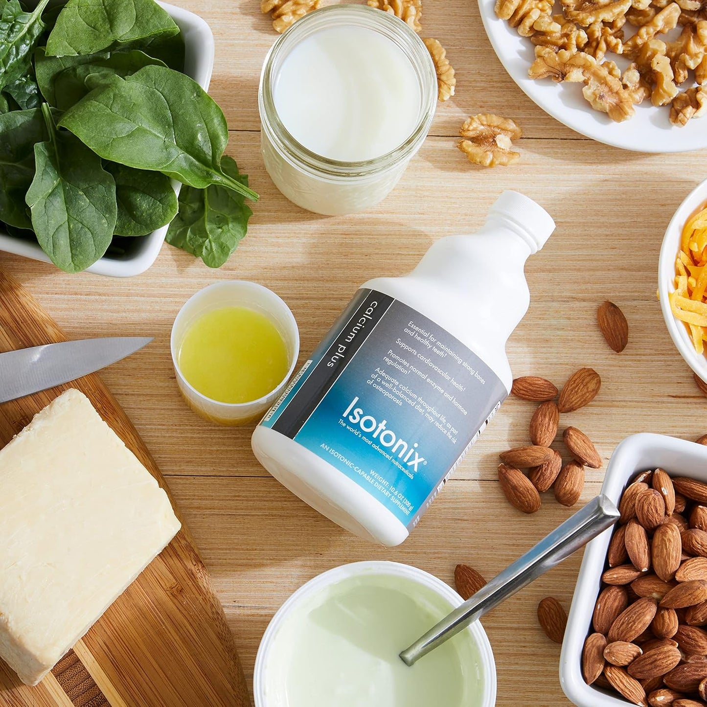 Isotonix Calcium Plus with OPC-3 - Bone, Muscle, Cardio Health - 90 Servings - Orange-Mango Flavor