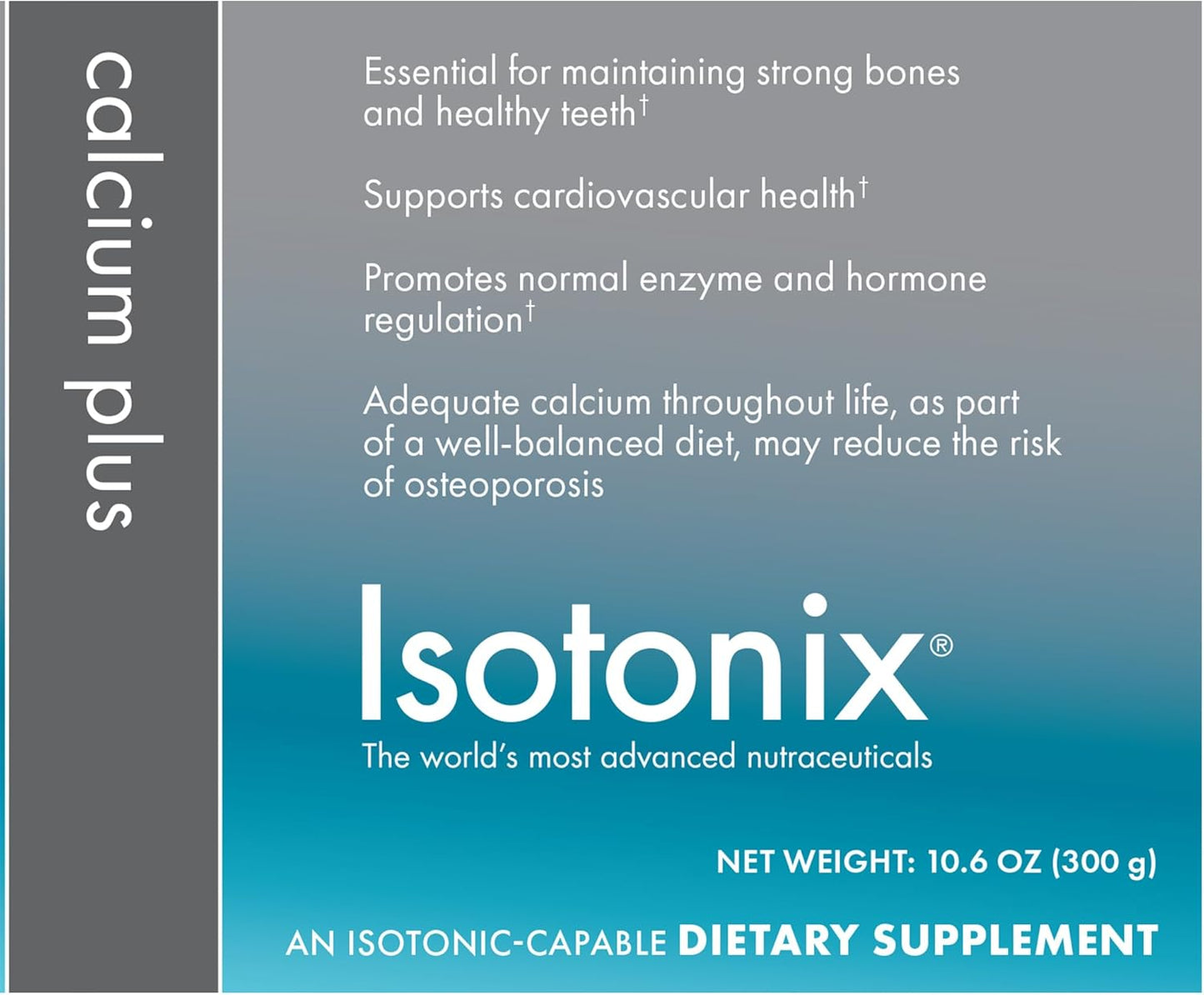Isotonix Calcium Plus with OPC-3 - Bone, Muscle, Cardio Health - 90 Servings - Orange-Mango Flavor
