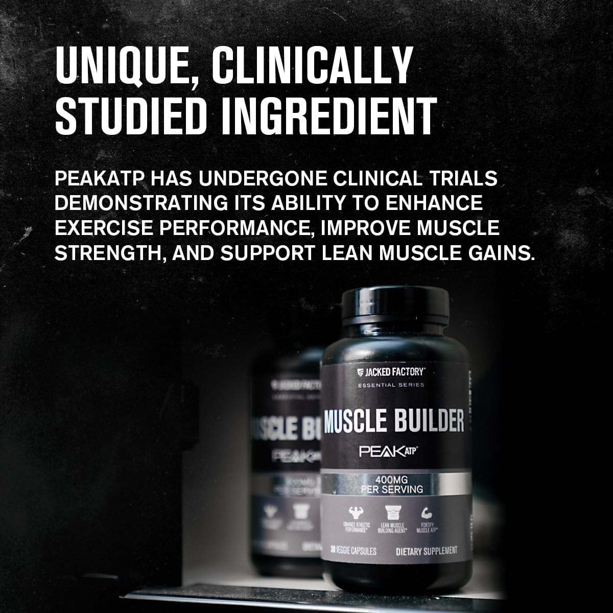 Jacked Factory Build-XT Muscle Builder & Performance Enhancer Combo (60 + 30 Capsules) - Essentials for Strength & Growth