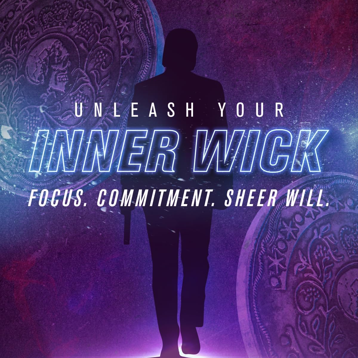 Jacked Factory X John Wick Wick Mode Pre Workout Powder - Tropical Sunrise & Cherry Blossom (80 Servings) - Intense Energy, Focus, and Willpower