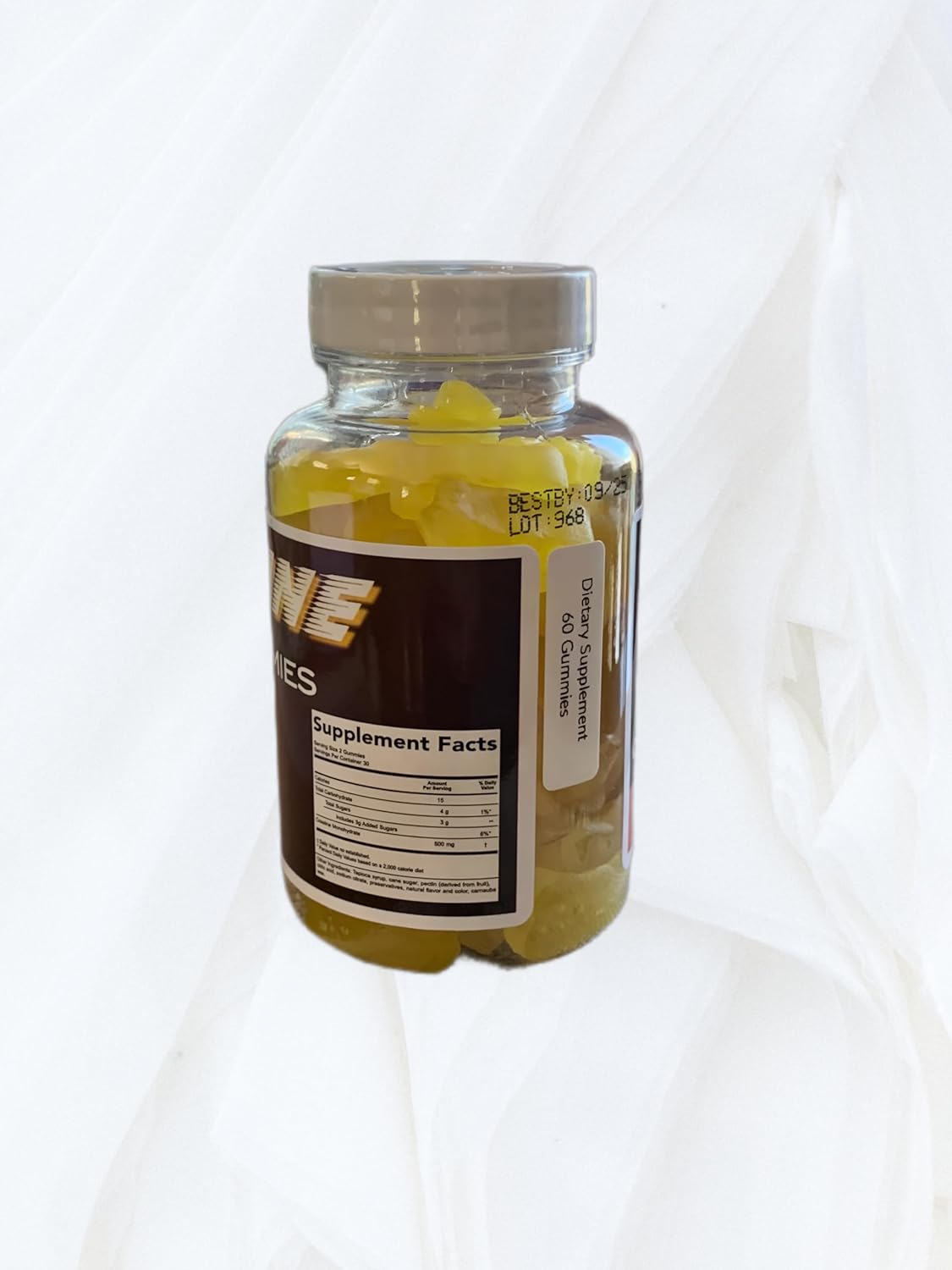 Jackfruit Creatine Gummies - 500mg Daily Dose for Performance and Recovery - 60 Gummies