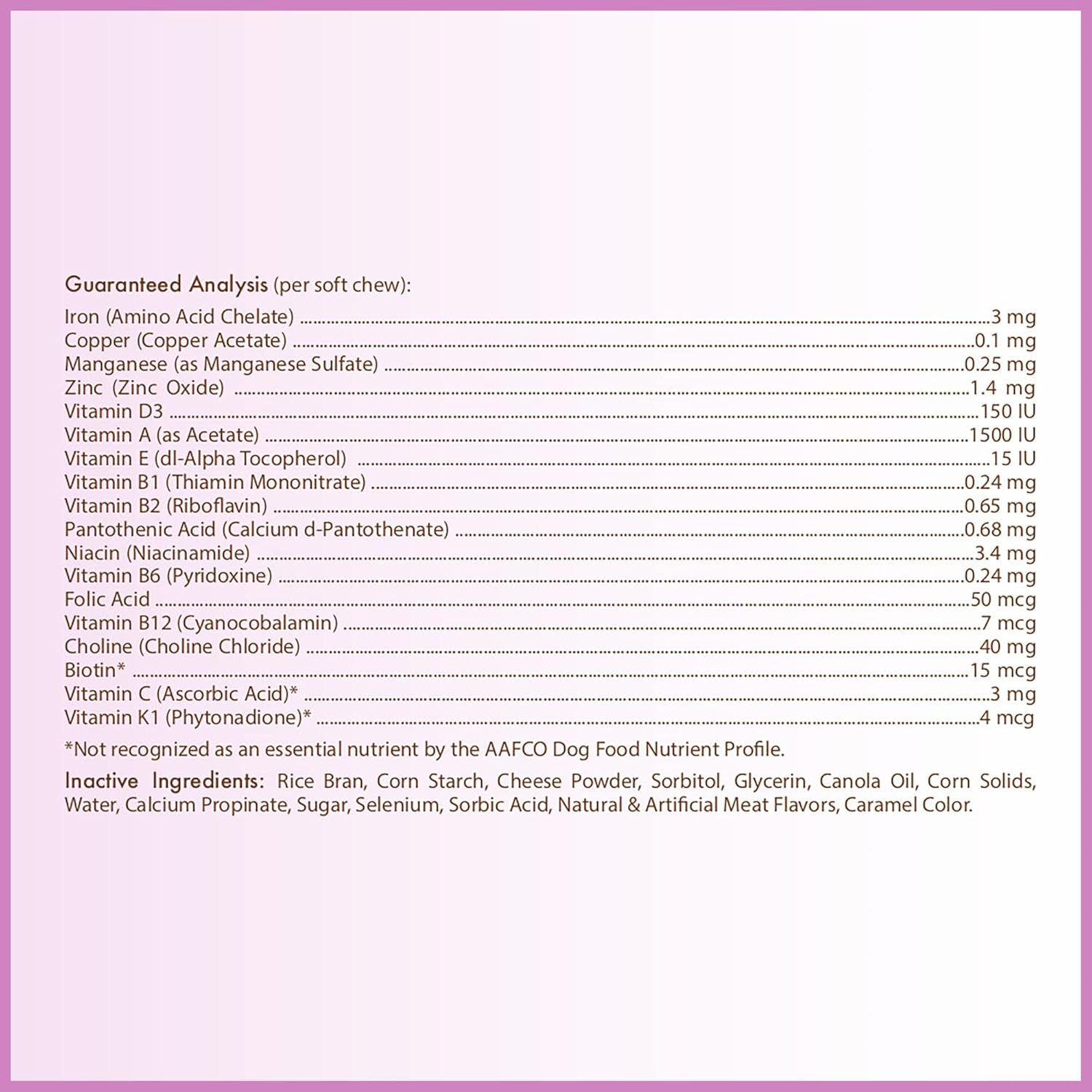 Japanese Chin Multi-Vitamin Soft Chews - 60 Count by Healthy Breeds