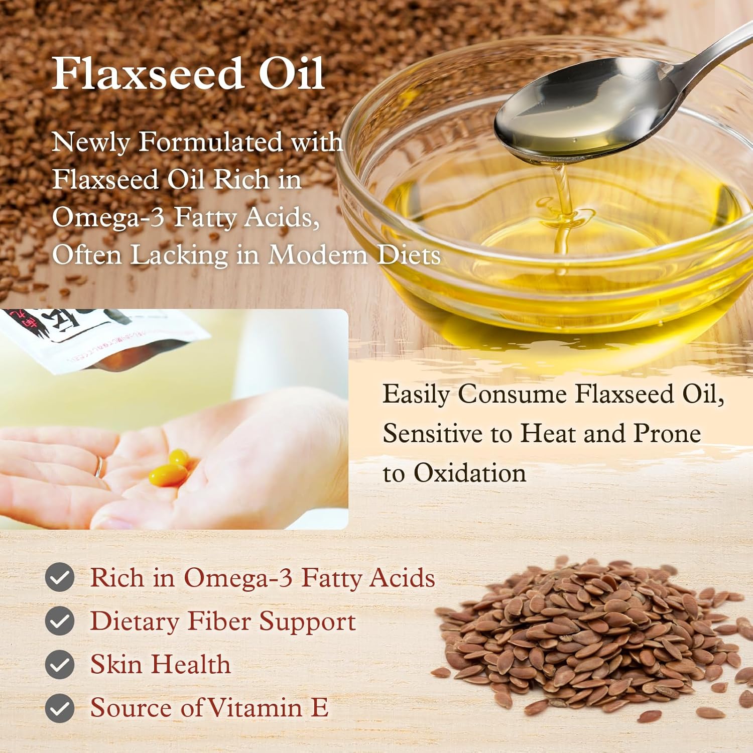 Japanese Kenkoukazoku Odorless Garlic Supplements with Allicin - 62 Capsules