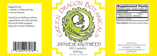Japanese Knotweed Capsules 500mg - Resveratrol Immune Support Supplement - Natural Cardiovascular Health - Non-GMO, Gluten-Free, Vegetarian - Made in USA