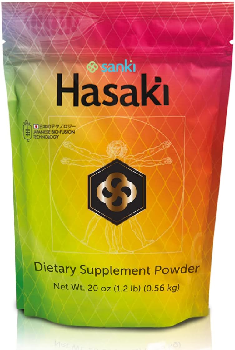 Japanese Sanki Global Chocolate Hasaki Dietary Supplement Powder - Gut Health and Nutrition Support - 20 oz (1.2 lbs) - 0.49 oz Protein per Serving