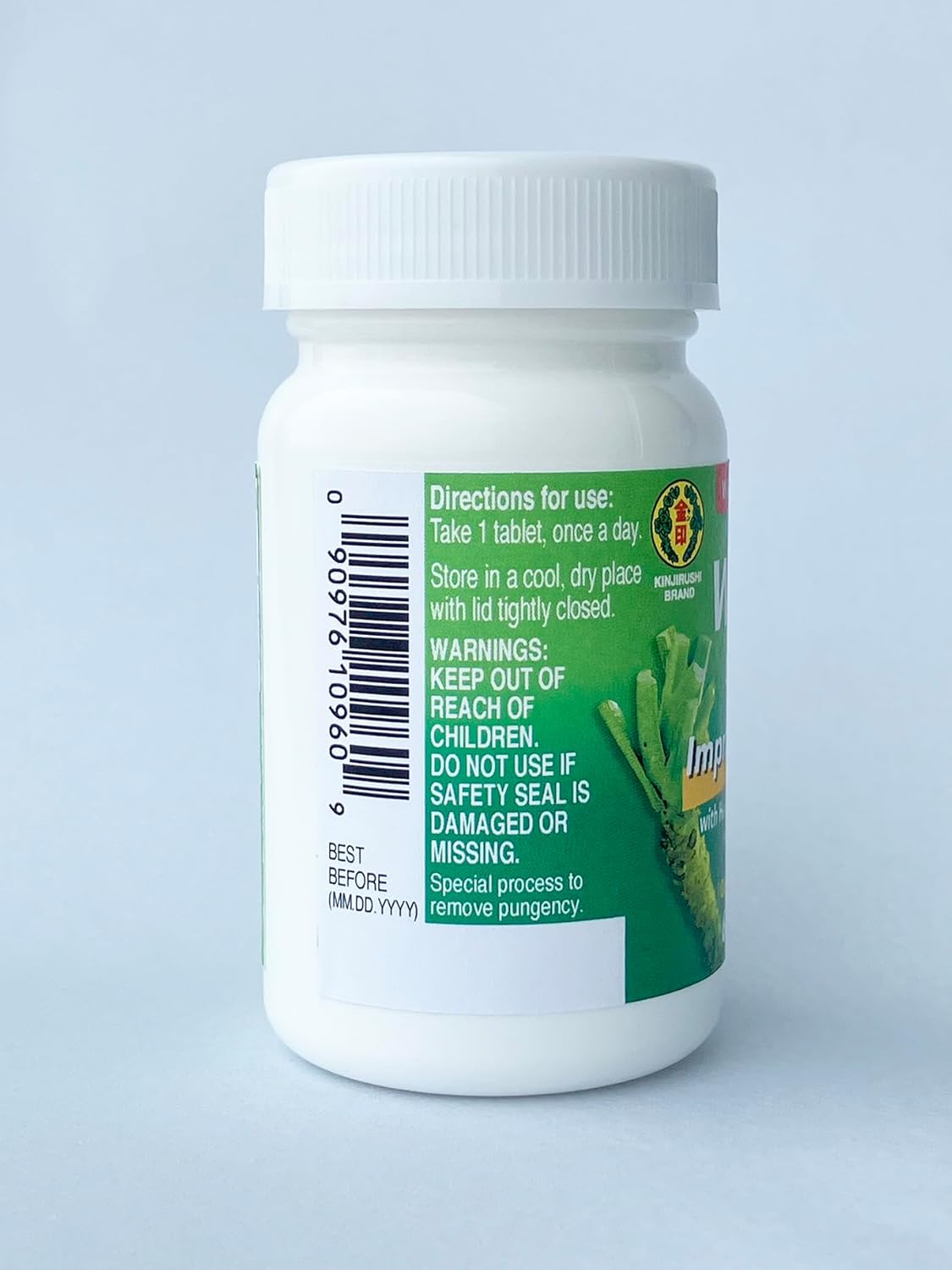 Japanese Wasabi Supplement for Memory and Brain Health - 60 Tablets, 2 Month Supply - Hexalaphane for Cognitive Support