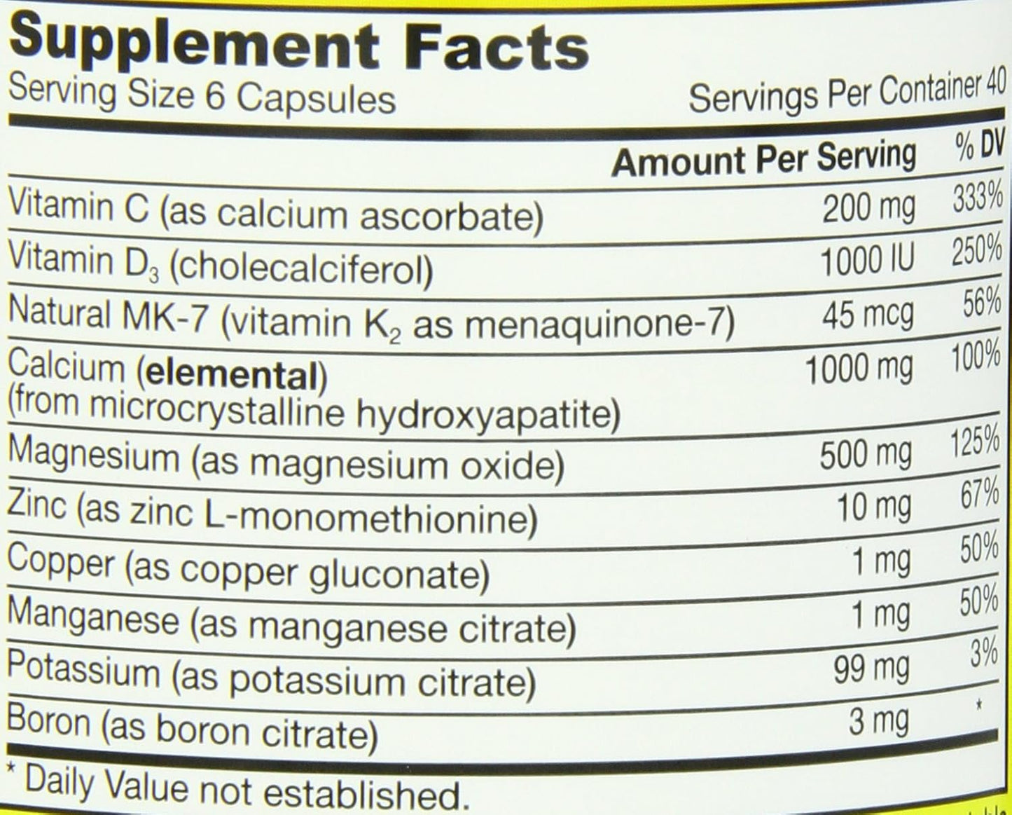 Jarrow Formulas Bone-Up Super Size 240 Capsules - Bone Health and Calcium Supplement