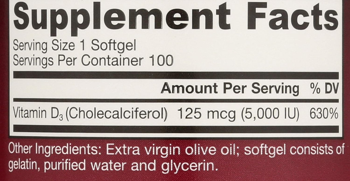 Jarrow Formulas Curcumin 95 500mg & Vitamin D3 125 mcg Bundle - Up to 120 Servings of Curcumin and 100 Servings of Vitamin D3