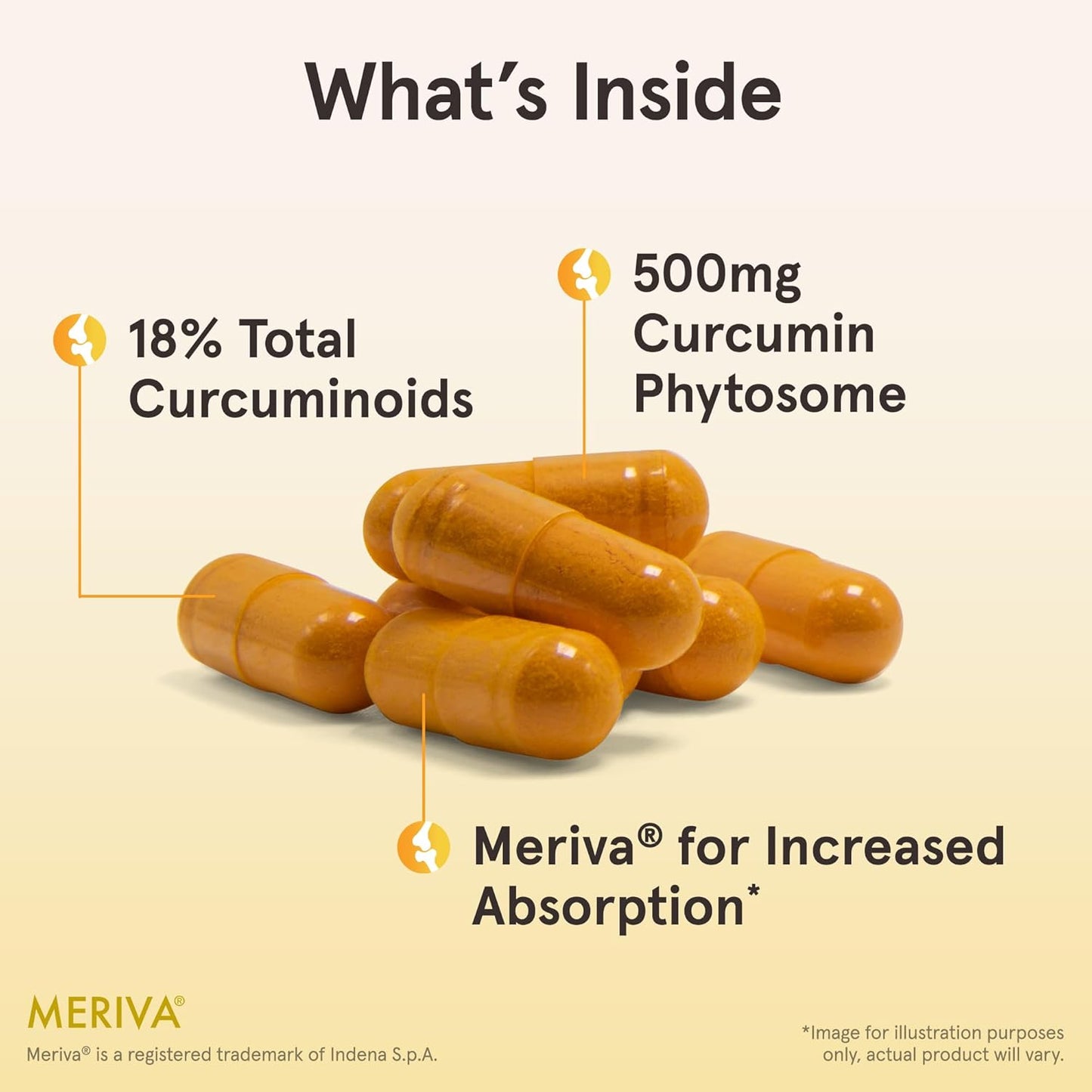 Jarrow Formulas Curcumin Phytosome 500mg Veggie Capsules with Meriva - Antioxidant & Joint Health Support - 60 Servings