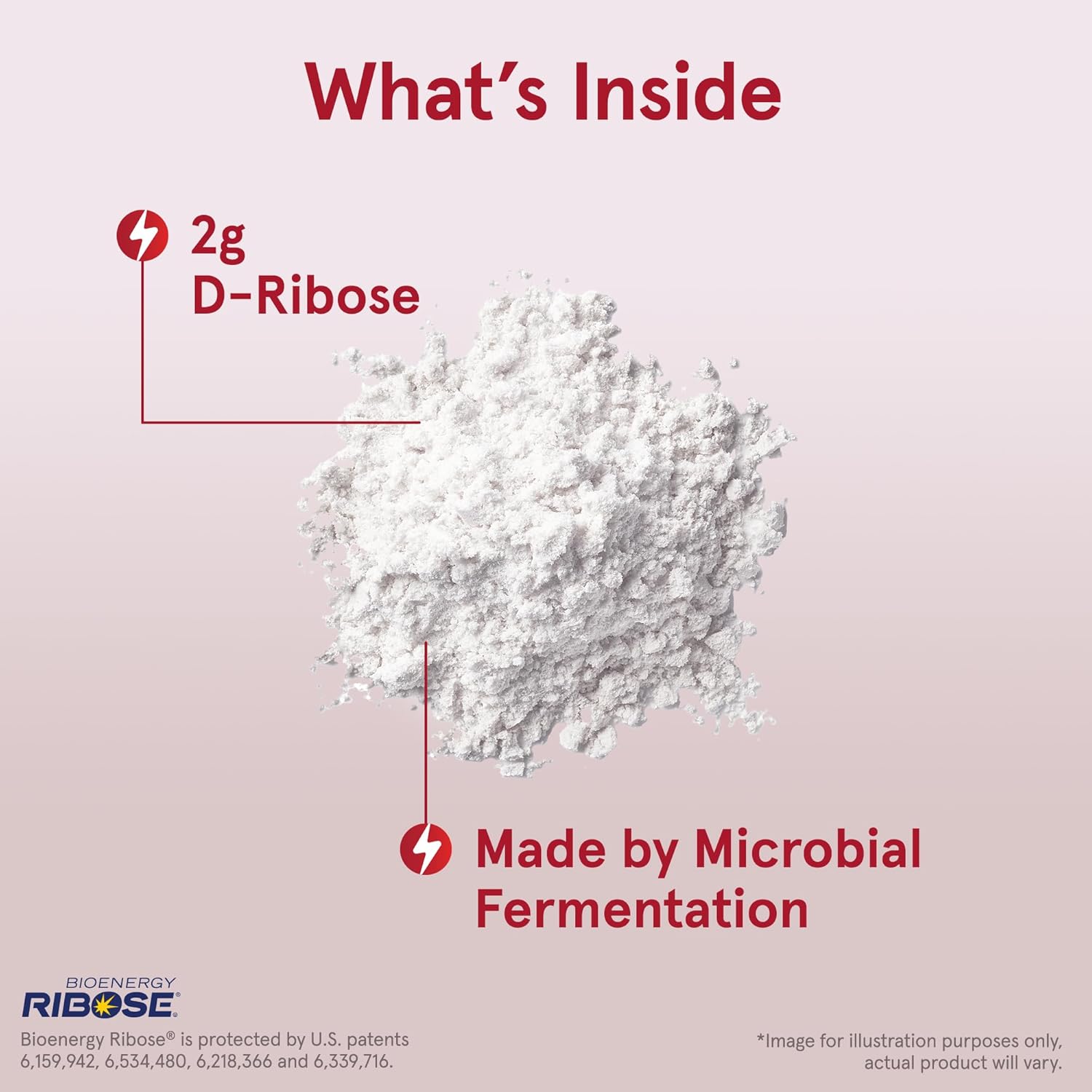 Jarrow Formulas D-Ribose Powder 2 Grams - Dietary Supplement for Muscle Recovery and Endurance - 7.05 oz - 90 Day Supply