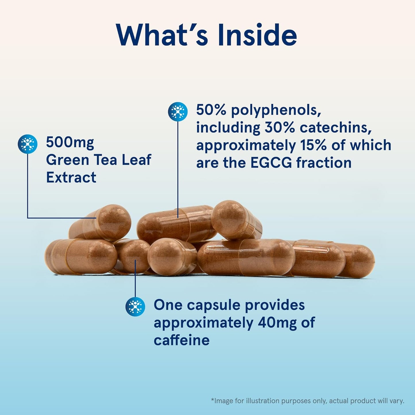 Jarrow Formulas Green Tea Herbal Antioxidant Capsules - 500mg, Cardiovascular & Immune Support, 100ct