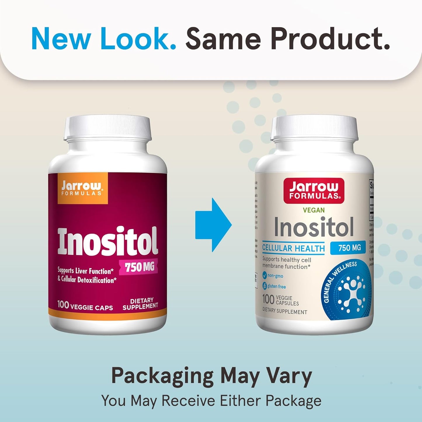 Jarrow Formulas Inositol 750mg & Life Extension NAC 600mg Capsules for Liver and Respiratory Health - 160 Capsules Total