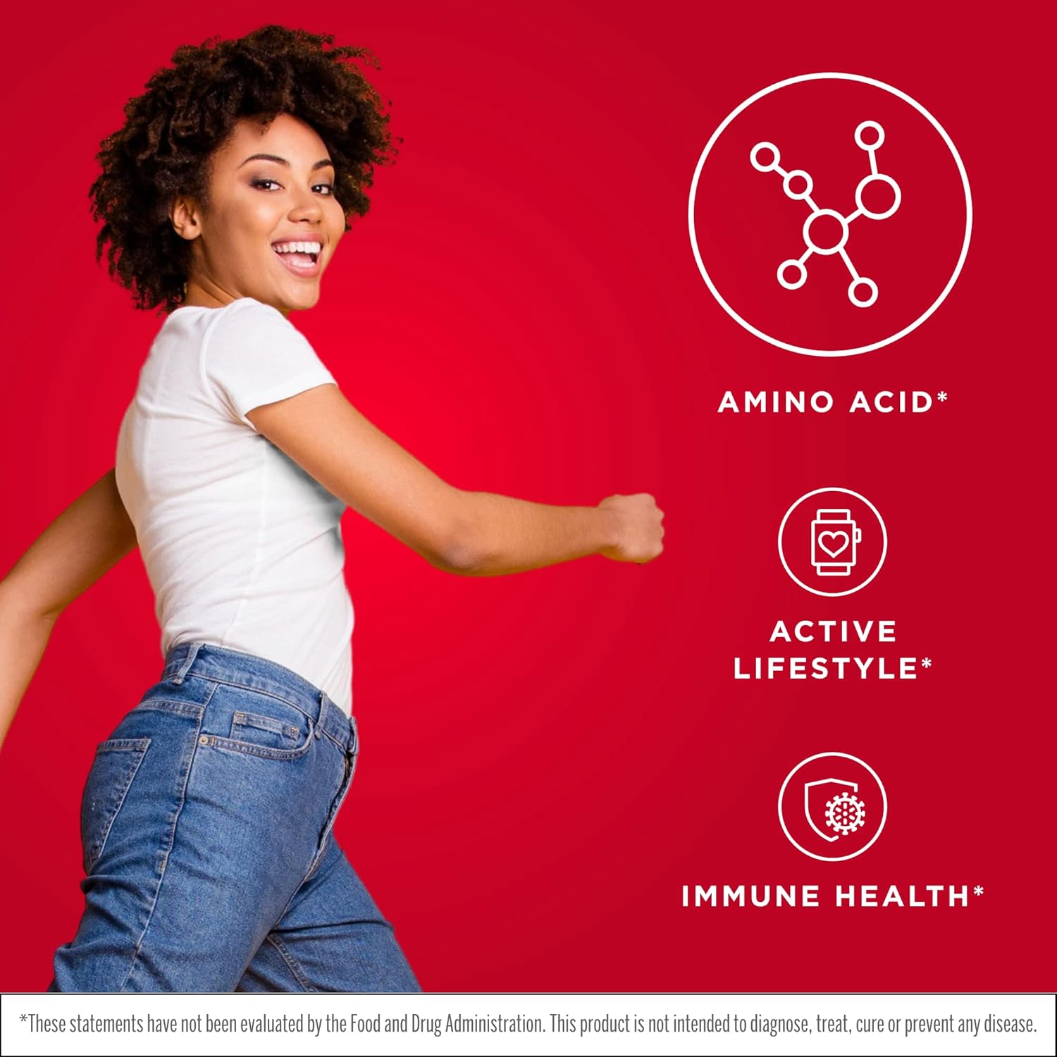 Jarrow Formulas L-Glutamine 1000 mg Tablets - Pack of 2, 200 Total Servings - Supports Muscle & Immune Function