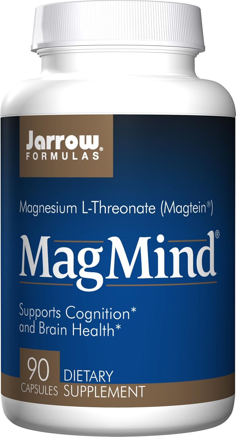 Jarrow Formulas MagMind Magnesium L-Threonate - 90 Capsules, Pack of 3