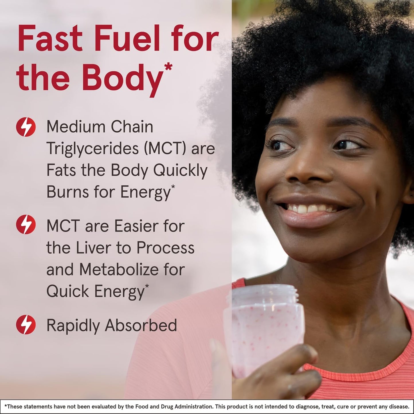 Jarrow Formulas MCT Oil 20 Fl. Oz - Boost Brain and Muscle Performance Fast