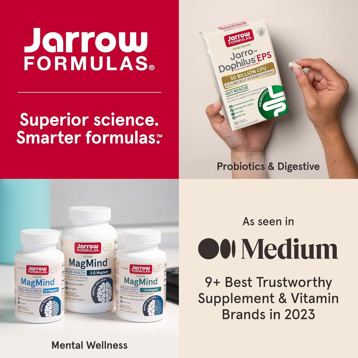 Jarrow Formulas Methyl B-12 500mcg Chewable Tablets for Energy & Brain Health - 1200 Tablets, 100 Day Supply