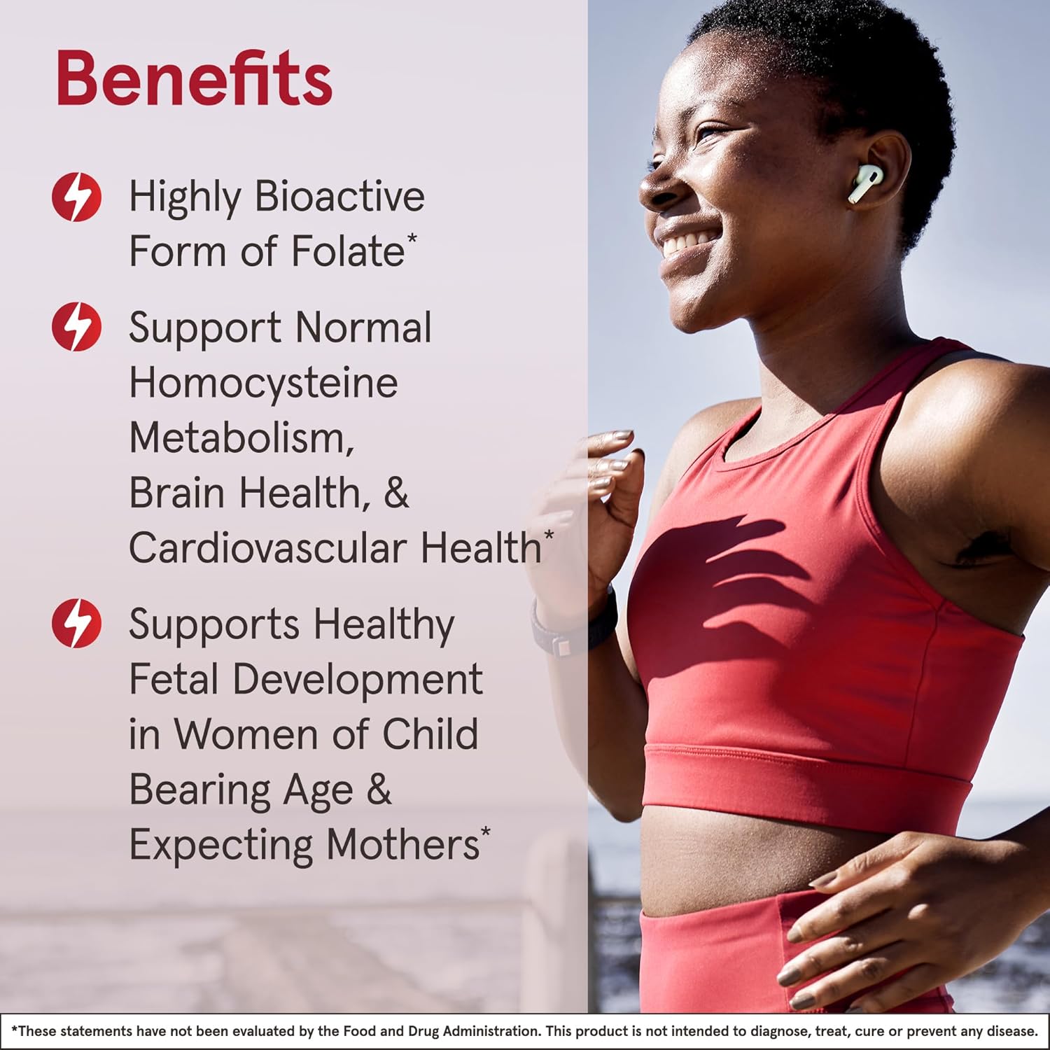 Jarrow Formulas Methyl Folate 1000 mcg - 100 Veggie Capsules x 12 Pack - Dietary Supplement for Cellular Energy Support